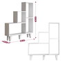 Hanah Home Nisa - Estantería Blanca